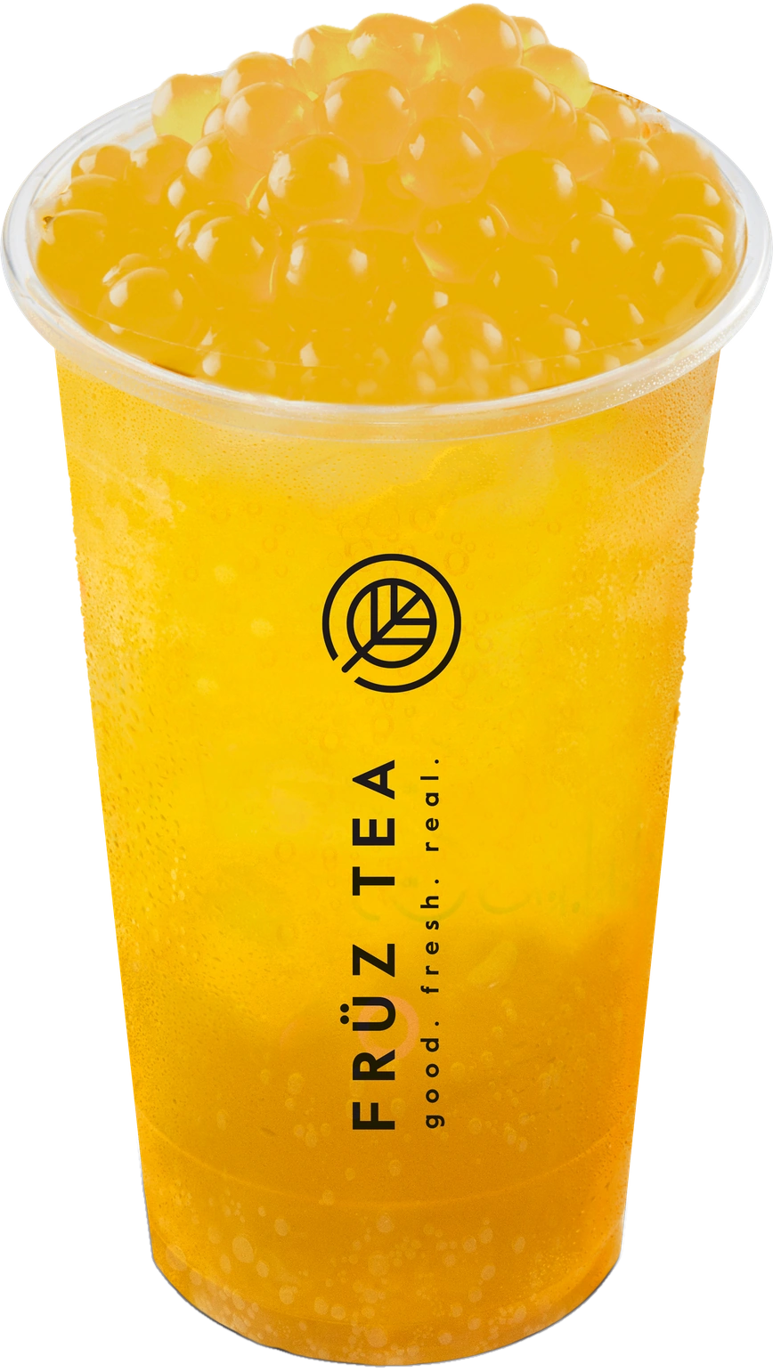 Mango Soda with Mango Boba
